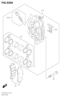 535A - FRONT CALIPER