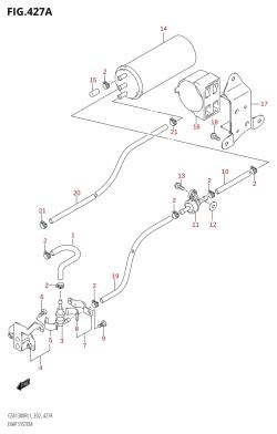 427A - EVAP SYSTEM (GSX1300R:L1:E14)