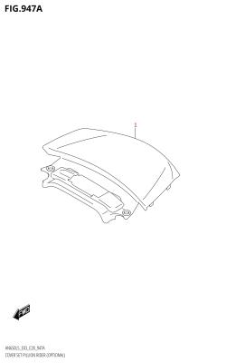 947A - COVER SET PILLION RIDER (OPTIONAL)