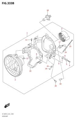 333B - HEADLAMP (VL1500T:L3:E19)
