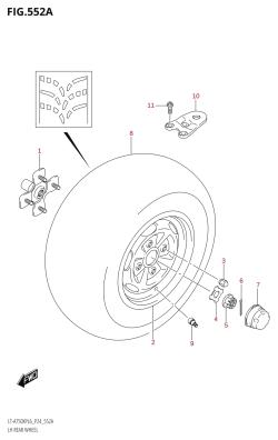 552A - LH REAR WHEEL