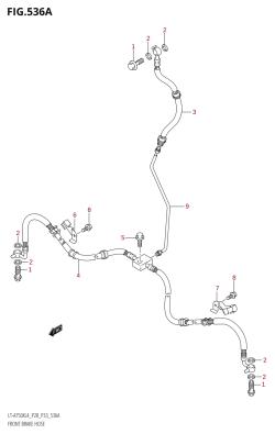 536A - FRONT BRAKE HOSE
