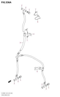 536A - FRONT BRAKE HOSE