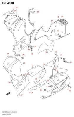 483B - UNDER COWLING (K9)