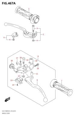 467A - HANDLE LEVER