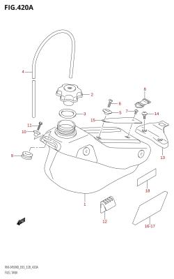 420A - FUEL TANK (RM-Z450:(K8,K9,L0))