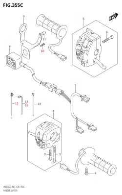 355C - HANDLE SWITCH (AN650Z:L5:E28)