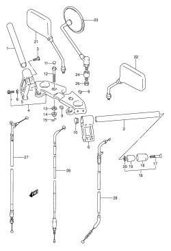 38D - HANDLEBAR (MODEL T)