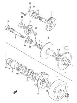 013 - TRANSMISSION (2) (MODEL AY50WR K1 /​ K2)