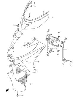 36A - FRONT LEG SHIELD (MODEL K5 /​ K6)