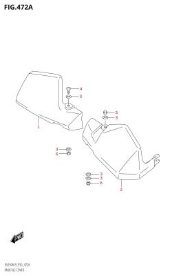 472A - KNUCKLE COVER (DL650XA)