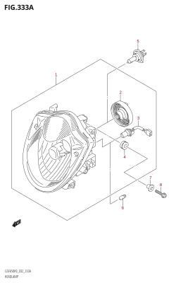 333A - HEADLAMP (GSF650,GSF650A,GSF650U,GSF650UA)