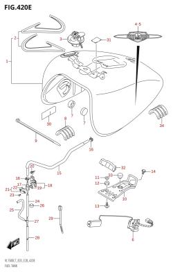 420E - FUEL TANK (VL1500T:L7:E03)
