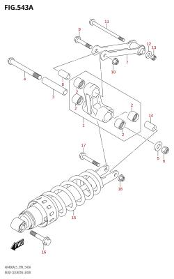 543A - REAR CUSHION LEVER