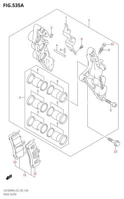 535A - FRONT CALIPER