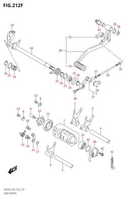 212F - GEAR SHIFTING (SV650XA:L9:E33)