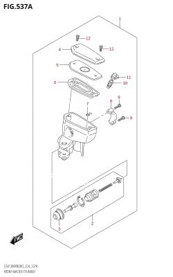 537A - FRONT MASTER CYLINDER