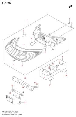 026 - REAR COMBINATION LAMP
