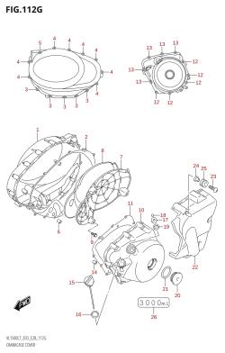112G - CRANKCASE COVER (VL1500T:L7:E33)