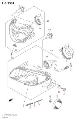 333A - HEADLAMP (LT-A750XP:L1:P28)