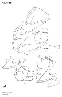 481B - COWLING BODY (GSX1300R:L1:E19)