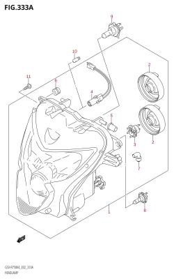 333A - HEADLAMP (E02,E19,P37)