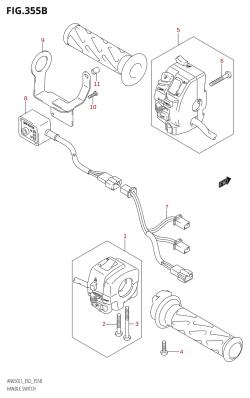 355B - HANDLE SWITCH (AN650A:L1:E02)