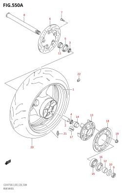 550A - REAR WHEEL