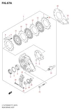67A - REAR BRAKE ASSY (LT-A750XL0)