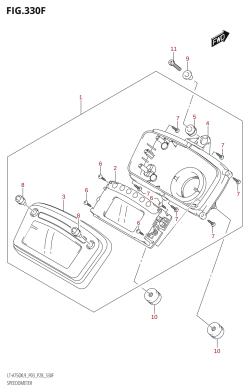 330F - SPEEDOMETER (LT-A750XP:L9:P33)