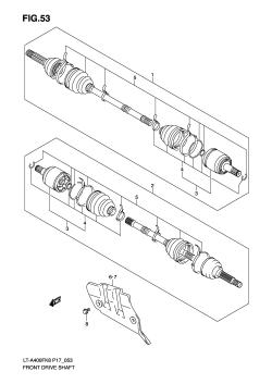 053 - FRONT DRIVE SHAFT