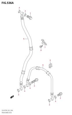 536A - FRONT BRAKE HOSE