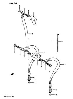 064 - FRONT BRAKE HOSE