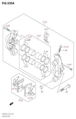 535A - FRONT CALIPER