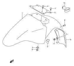 037 - FRONT FENDER (MODEL K /​ L /​ M /​ N /​ P /​ R /​ S)
