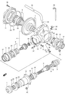 25A - FINAL BEVEL GEAR (REAR)(MODEL Y)