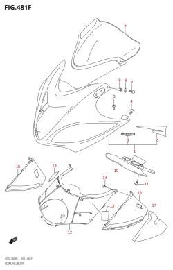 481F - COWLING BODY (GSX1300RUF:L1:E19)