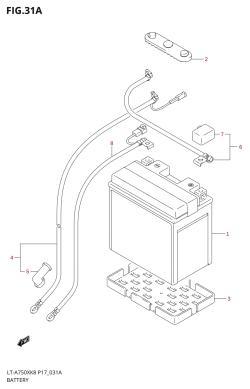 31A - BATTERY (LT-A750XK9 /​ XZK9)