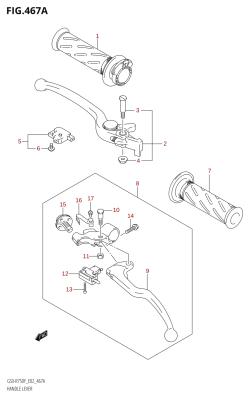 467A - HANDLE LEVER