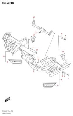 483B - UNDER COWLING (DL650XAUE:M2:E24)