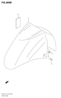 460B - FRONT FENDER (AN650:L1:E33)