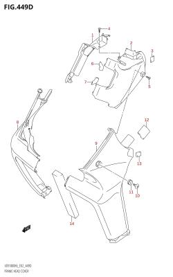 449D - FRAME HEAD COVER ((VZR1800,VZR1800UF,VZR1800N,VZR1800NUF):K9)
