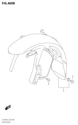 460B - FRONT FENDER (N_FR_SIDE_REFLECTOR)