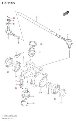 510D - STEERING KNUCKLE (LT-F400FZ:L4:P33)