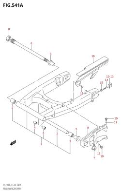 541A - REAR SWINGINGARM