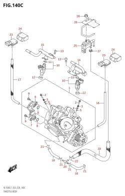 140C - THROTTLE BODY (VL1500B:L7:E33)