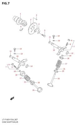 007 - CAM SHAFT - VALVE