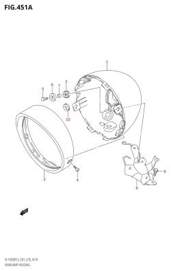 451A - HEADLAMP HOUSING