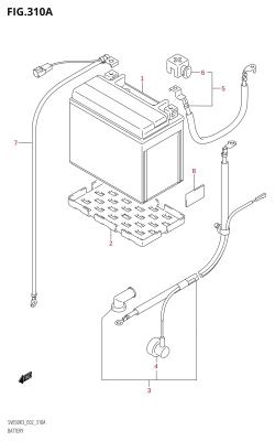 310A - BATTERY (SV650,SV650U,SV650S,SV650SU)