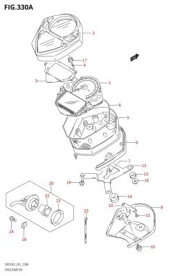 330A - SPEEDOMETER ((SV650,SV650U):(K3,K4))
